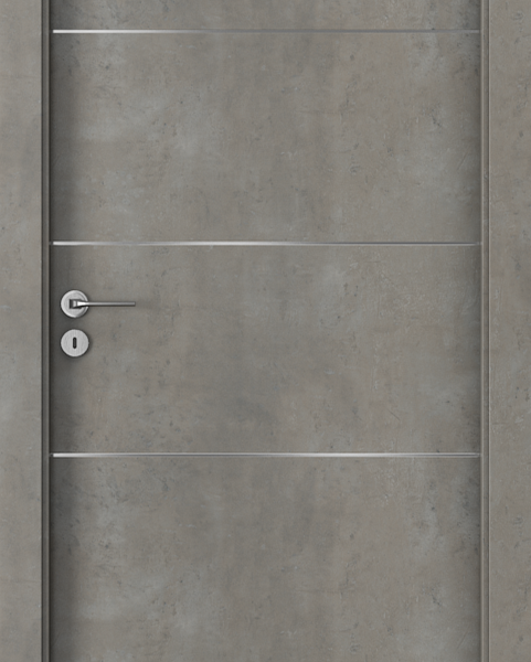 Portas painel revestimento sintético - Série LINE E.1