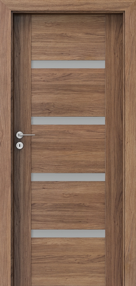 Portas de madeira maciça revestimento sintético - Série INSPIRE C.4
